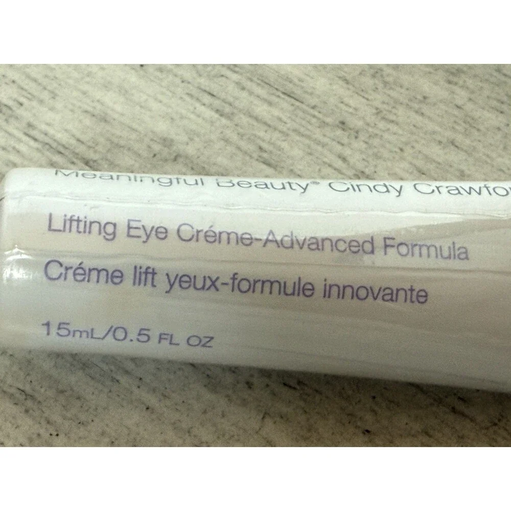 2 Meaningful Beauty Cindy Crawford Lifting Eye Creme .5 fl oz/ 15 ml NEW SEALED
